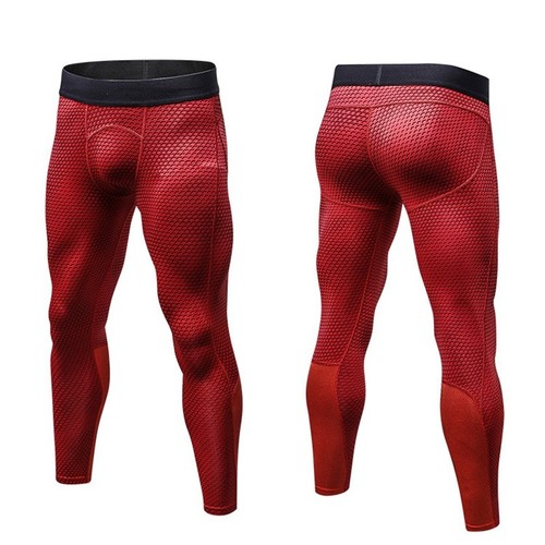 Men/'s Compression Pants Legging Trousers Sports Running Fitness Gym Elastic New