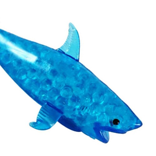 Soft Squeeze Beads Ball Shark Toy Stress Relieve Autism Sensory Christmas Favor