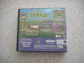 SEGA DREAMCAST VIDEO GAME WITH CASE & MANUAL ACCLAIM TEE OFF GOLF GAME PROMO