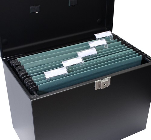 Filing Cabinet Suspension Files A4 Size Organizer with Plastic Tabs Pack of 20
