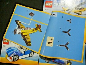 LEGO 6745 and 6913 Creator Three in One Instruction booklets...Time to REBUILD!
