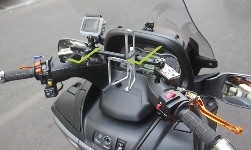CROSSBAR for GPS,Cellphone,Camera,Cup Holder,Speakers SUZUKI BURGMAN 650 ALL