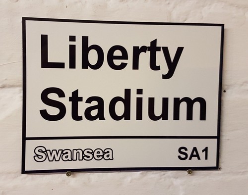 Swansea City fc Liberty Stadium Metal Street Sign 2 Sizes Available football