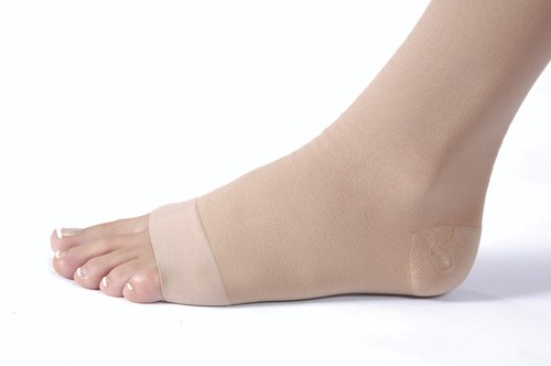 Details about / Jobst Relief 20-30 Compression Knee High Stockings Open Toe Beige