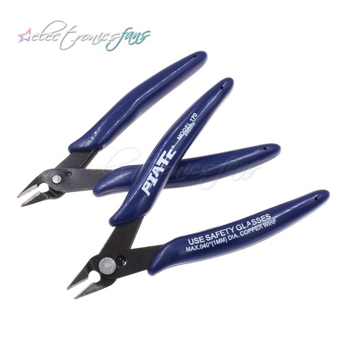 2PCS Elektrisch Wire Kabel Cutter Cutting Plier Side Snips Pliers Durable ASS