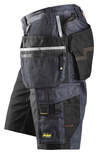 Snickers WORKWEAR 6104-6504 RuffWork Denim Arbeitsshorts m Holstertaschen Gr.52
