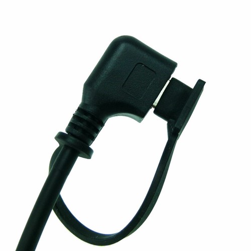 High Power Angled Micro USB Camera Video Vehicle Hard Wire Charging Cable