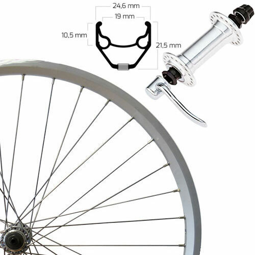 Ryde Rigida Zac 2000 Draisienne VR 26 in 559-19 36 L argent scellé SSP