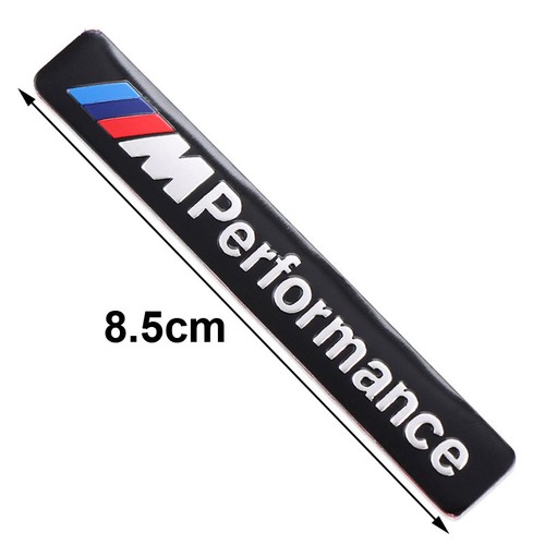 1 Pcs M Performance Car Vehicles Interior Black Emblems Sticker Badge Decal