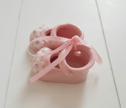 Paar Ballerina Porzellan Blümchen Taufe Mevlüt Deko Rosa Neu