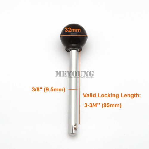3//8/" M10*L 64-140MM Gym Weight Stack Pin Quick Release Locking Selector Pin