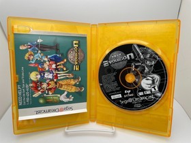 SEGA DREAMCAST EVOLUTION GAME TESTED WORKS + BONUS CUSTOM FIRE ORANGE CASE