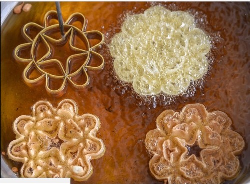 Dok Jok Brass Mold Thai Honeycomb Cookie Sunflower Biscuit DIY Party Fun 8cm dia