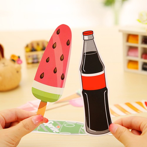 One Box Cartoon Pattern Bookmark Novelty Lesezeichen Book Markers Pro II33