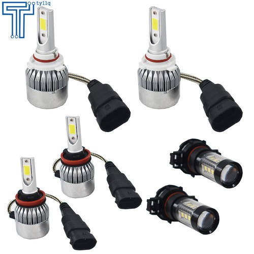 Fog Light for 2007-2013 GMC Sierra 1500 2500 3500 9005 H11 5202 LED Headlights