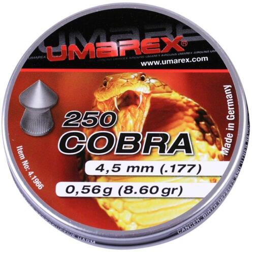 Umarex Cobra .177 Air Rifle Pellets pointu Chasse Pest Control boîtes de 250