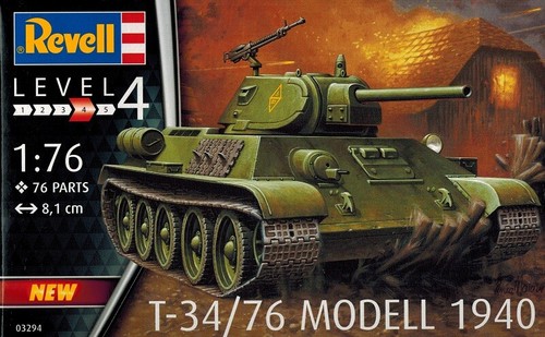 1:76 Revell 03294 76 Modell 1940 T 34