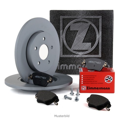 Zimmermann Freins Kit Disques De Frein Revêtements Opel Corsa D 1.6 Turbo OPC Arrière