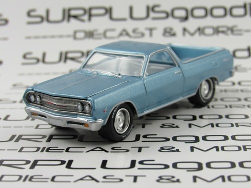 Johnny Lightning 1:64 LOOSE Mist Blue Poly 1965 CHEVROLET EL CAMINO Wagon Pickup