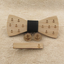 Wooden bow Tie set of Cufflink tie clip Camera Mustache Anchor Bike Necktie