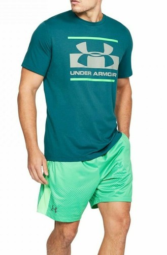 Under Armour Mens T shirt Gym Active Wear Sports Branded Logo Cotton Tee Top