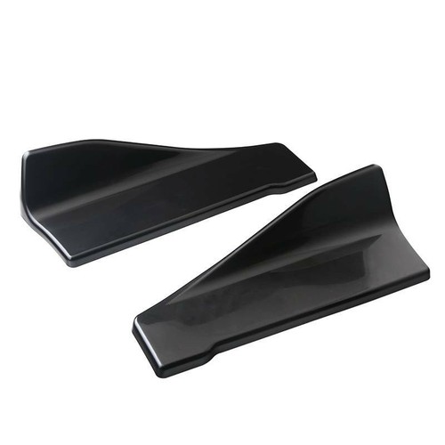 Paar Universal Carbon Fiber Vehicle Side Skirt Rear Rocker Splitter Winglet Wing