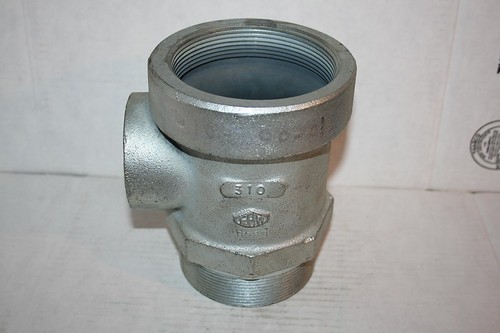 NEW EBW//Franklin 310-400-01 Extractor 4/" x 4/" x 2/" Tee Vent Valve Fitting