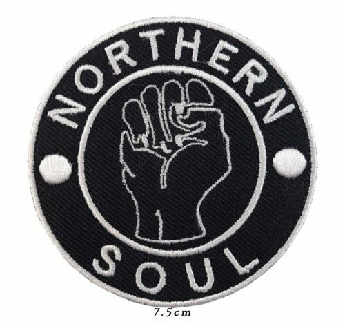YORKSHIRE NORTHERN SOUL Embroidered Iron Sew On Patch Badge
