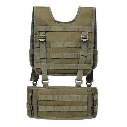 Tactical Waist Belt Men Camouflage VEST Adjustable Military MOLLE Belt Vest