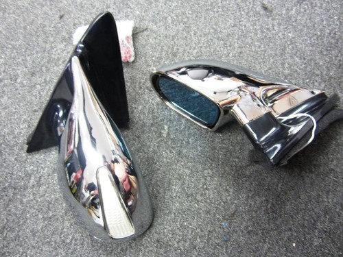 1992-1995 Honda Civic 2 AND 3 Door M3 Mirrors Chrome Finish Amber Signal Light