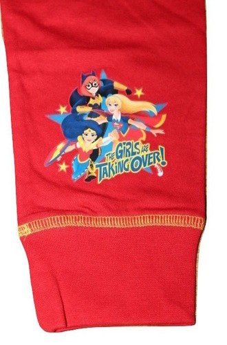 Girls DC Comic Pjs Kids Superhero Pyjamas Supergirl Wonder Woman Batgirl 4-10YRS