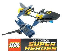 LEGO DC The Penguin & Wetsuit Batman Minifigure Lot & Boat from 2014 set 76010