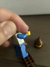 Lego Castle Peasant Minifigure Cas553 6103 - Vintage