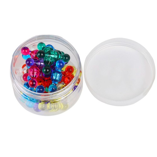 25x Colorful Memo Message Note Paper Magnetic Pin Button Fridge Magnets Buckle