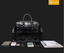Fashion Mens Black Soft Leather Handbag Business Briefcase Laptop Shoulder Bag