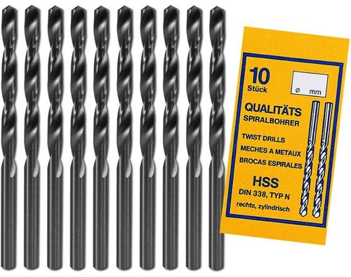 10 Stück HSS Bohrer Ø 2,9mm Spiralbohrer Metallbohrer