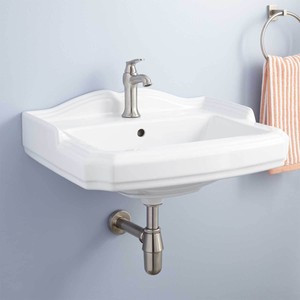 ... > Sinks > See more Signature Hardware Garvey Porcelain Wall Mount