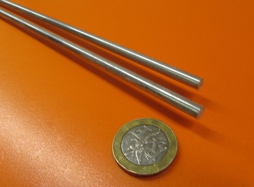 304 Stainless Steel Rod 2 Units 5 mm Diameter -.043mm/" x 36 Inch Length