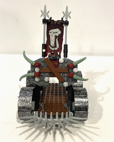 LEGO CASTLE TROLL ASSAULT WAGON 7038 PARTIAL SET W/ TROLL WARRIOR FIGURE 2008