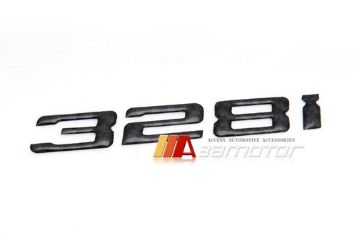 328i Rear Trunk Lid Emblem Badge Carbon Fibre Letters for BMW E46 E90 E92 F30