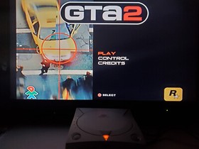 Grand Theft Auto 2 GTA 2 Disc + Back Cover Art Sega Dreamcast Tested *