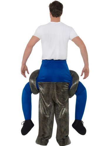 Adult Ride On Dinosaur Costume Lift Me Up Fancy Dress Mens Ladies