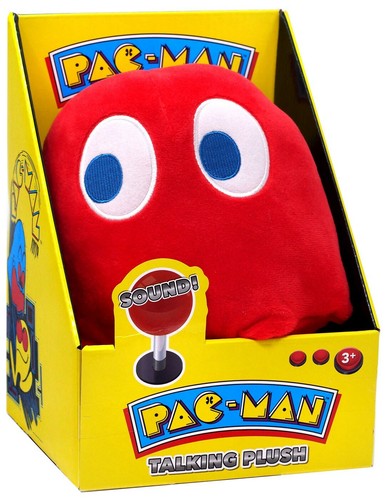 Pac Man Blinky Talking Plush with Sound Red Ghost