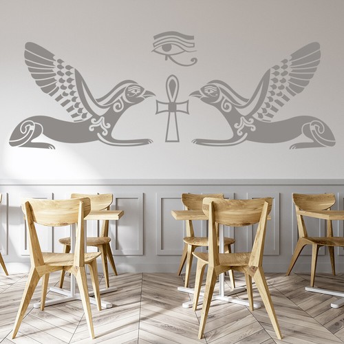 Horus Hieroglyph Ancient Egypt Wall Sticker WS-18736