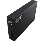 CiT 3.5 USB 3.0 SATA HDD Enclosure Aluminium Black U3YA