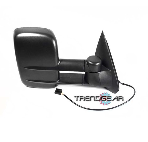 1997-2003 FORD F150 PICKUP TOWING TELESCOPING POWER MIRROR BLACK PASSENGER RIGHT