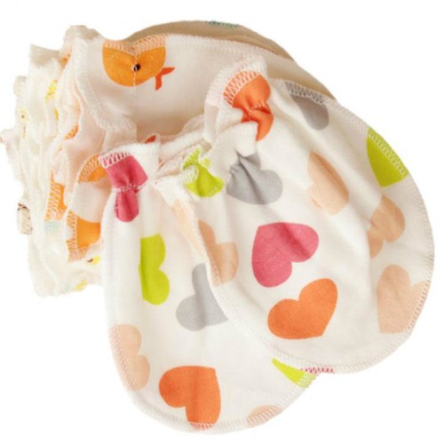 10Pairs Newborn Boy Girl Infant Soft Cotton Handguard Anti Scratch Mitten Gloves