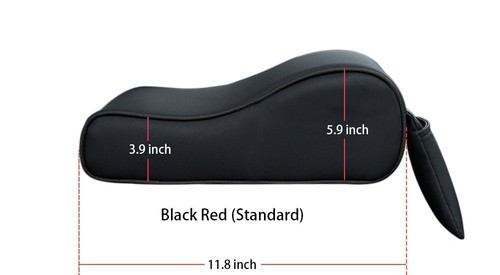 Universal Thickened Leather Car Armrest Cushion Pad Console Cover Phone Pouch 1x