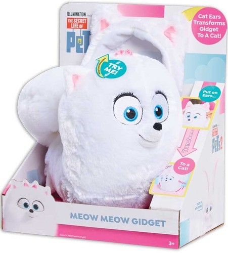 SECRET LIFE OF PETS 2 GIDGET fonctionnalité plush