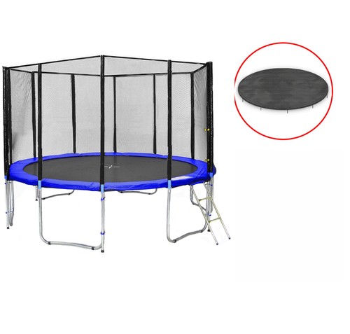 Netz SB-400-BW12NS Gartentrampolin 400cm incl Wetterplane 180kg